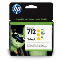 

                                    HP 712 Yellow DesignJet Ink Cartridge 3-Pack
